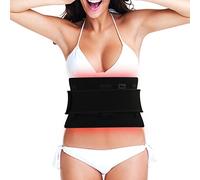 iKeener Cold Laser Therapy Belt Device,660nm&830nm&880 nm Near Infrared Therapy&Red Light Therapy for Body Muscle Pain,Inflammation,Elbow Joint & Back Deep Tissue,Flexible&Detachable Deep Therapy Pad