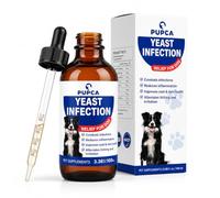 iKeener Natural Yeast Relief for Dogs, Support Healthy Itch Relief, Ear Paw Discomfort Care, Itch Relief for Dog, Allergy Supports, Inflammation Relief for Dogs, 100ml