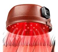 iKeener Red Light Therapy Cap for Hair Regrowth, FDA Cleared Wireless Laser Hair Growth Hat with 660nm & 850nm, Natural Hair Loss Therapy for Men and Women (Brown)