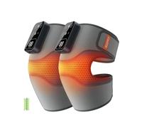 IKEEPFIT Cordless Knee Massager with Heat Vibration Gifts for Men Women (2-Pack)