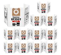 iKEEPOW VF3501 High-Efficiency Dust Bags Wet Dry Vacuum Filter Bags Compatible With RIDGID Workshop WS32045F 4-5 gallon Wet/Dry Vacuum (12 Pack)
