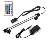 iKefe 28cm Color Changing LED Fish Tank Aquarium Submersible Light with Remote/Colored Aquarium LED Tank Lights Fixture for Underwater Decorations, Plant Grow, Saltwater Freshwater Fish, KR5011