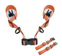 Ikerall 2 Pcs Adjustable Backpack Sternum Straps Chest Belt Hardness Strap with Anti-slip Fixed Clips and Quick Release Buckles for Camping Hiking Jogging