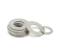 IkErna 10/20/50/100Pcs Ss 304 0.1/0.2/0.3/0.5Mm M3/M4 M5 M6 M8 M9 M10-M40 Adjusting Shim Gasket Ultra Thin Flat Washer/Thickness 0.2Mm/M10*20 (20Pcs)