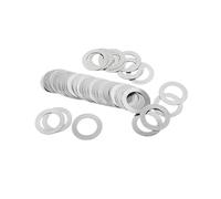IkErna 10/50Pcs 0.1/0.2/0.3/0.5Mm M2 M3/M4 M5 M6 M8 M9 M10- M40,Ss 304 Adjusting Shim Gasket Ultra Thin Flat Washer/0.5Mm Thick/M12*18*Thick 10Pcs