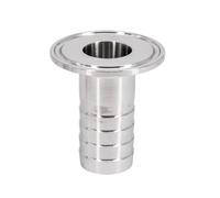IkErna 1Pc 6 8 10 12 14 16 19 25 32 38 45 51Mm Hose Barb X 0.5" 1" 1.5" 2" Tri Clamp Sus 304 316L Stainless Steel Sanitary Fitting Homebrew/8Mm Hose Barb/K50.5Mm