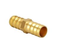 IkErna 1Pc Fittings Connector Copper Pagoda Air Fuel Water Tube Brass Barb Pipe Fitting Barbed Joint Coupler Adapter for 6Mm-12Mm/2 Way/Od 6 Mm