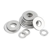 IkErna 2/5/10/50/100Pcs Ss 304 Flat Washer M1.6 M2 M2.5 M3/M4 M5 M6 M8 M10 M12 M14-M22 Metal Gasket Sealing Plain Washers Spacer Shim/Color/M4*16 * 1 * 20Pcs