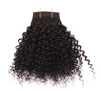 IkErna #30 Color Brown Kinky Curly Synthetic Hair Extensions Curly Hair Bundles 8-20 inch 100 Gram Hair Weft/#2/10 Inches 1 Bundle