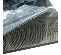 IkErna 3K Carbon Fiber Plate Panel Composite Panel,300X450Mm（Plain Weave,Glossy Surface）/Thick2Mm