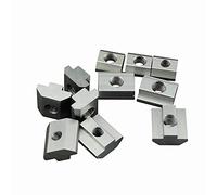IkErna 5Pcs-30Pcs T Block Square Nuts T-Track Sliding Hammer Nut M3/M4 M5 M6 for Fastener Aluminum Profile 2020/3030/4040/Color/2020-M4 (30Pcs)