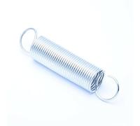 IkErna 5Pcs Bright Zinc Plated Extension Sp1Mm Wire Diameter Tension Spwire Diameter 1.0Mm with Open Hook Outer Diameter 5-12Mm, Length 20-60Mm/30Mm/6Mm