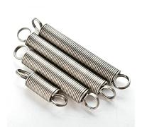 IkErna 5Pcs Extension Spss 304 Tension Sp1Mm with Double Hook Wire Dia 1Mm*Od 6-8Mm*Length 20-60Mm/1 * 6 * 30Mm