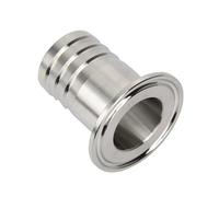 IkErna 6-38Mm Stainless Steel Ss304 Sanitary Hose Barb Pipe Fitting Ferrule Fit 1.5" Tri Clamp/8Mm Hose Barb/K50.5Mm(1.5 inch Tc)