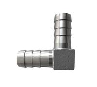 IkErna 6 8 10 12 13 14 15 16 20 25 Mm Hose Barb Tail 90 Degree,Ss 304 Pipe Fitting Connector Coupling/25Mm Hose Barb/Elbow