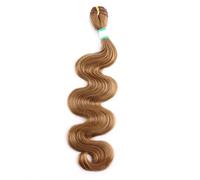IkErna Brownden Body Wave Hair Bundles Natrual Color Curly Weave Hair Extensions 16 18 20 Inches 70 Gram for Black Women/#2_20 inch 1 Piece/4 Pcs