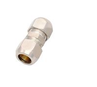 IkErna Compression Ferrule Tube Fitting 4Mm 6Mm 8Mm 10Mm 12Mm 1Pc Brass Pipe Double Card Set Copper Joints Tunut Lock Double Straight/Od Tube 6Mm to 8Mm/ Size