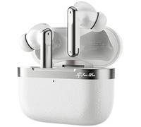 iKF Fun Pro True Wireless Noice Cancelling Earbuds, HiFi Audio, Bluetooth 5.4, 13mm Drivers with Big Bass, Up to 30H Playtime, 6 Mics for AI Clear Calls, Low Latency, Double Device Connection (White)