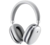 iKF Nano Active Noise Cancelling Headphones, 52db Noise Reduction Depth Wireless Over Ear Headphones, Up to 140H Playtime, Comfortable Ear Cushions, Intelligent App for Travel, Gaming, Work(Sliver)