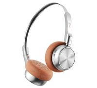 iKF R1 Wireless Retro Headphones, Vintage Design On ear Headset with Multiple Modes Bluetooth Headphone, 60H Playtime, Built-in Mic, Lightweight, Double-Device Connection for iOS/Android (Brown)