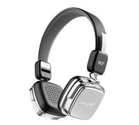iKF R2 Wireless Retro On-Ear Headphones, Foldable Design, Pure Bass Hi-Fi Stereo, 60H Playtime with Wired Mode, Bluetooth 5.4 Multipoint Connection, Lightweight Comfort Headset for Travel (Black)