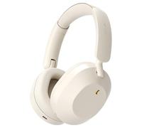iKF-Solo Wireless Headphones Active Noise Cancelling, Bluetooth 5.4, 35ms Low Latency, Smart App Control, Support Wired Wireless Hi-Res Audio 130 hours playtime (Off White)