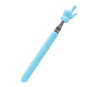 IKFGTJRE Extendable Pointer Stick Finger Design Telescopic Rod Stainless Steel Whiteboard Pointer Handheld Presenter Teaching Stick Reading Sticks(Blue-02)