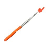 IKFGTJRE Extendable Pointer Stick Teaching Pointer Telescopic Rod 1PC Stainless Steel Finger Design Stick Reading Sticks School Office Supplies(Bright Color-Orange)