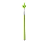 IKFGTJRE Extendable Pointer Stick Teaching Pointer Telescopic Rod Durable Stainless Steel Writable Stick Finger Design Whiteboard Hand Students(Green)