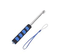 IKFGTJRE Extendable Pointer Stick Telescopic Teaching Stick 1pcs Flexible Handle Flagpole Stainless Steel Tour Guide Banner Flagstaff Teacher Pointer(Blue-1.6m)