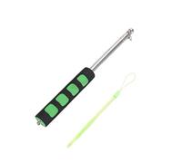 IKFGTJRE Extendable Pointer Stick Telescopic Teaching Stick 1pcs Flexible Handle Flagpole Stainless Steel Tour Guide Banner Flagstaff Teacher Pointer(Green-1.2m)