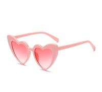 IKFGTJRE Sunglasses Women Fashion Heart Shaped Effects Glasses Watch The Lights Change To Heart Shape At Night Diffraction Glasses Female Sunglasses(No special effects-01)
