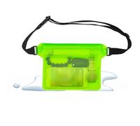 IKFGTJRE Waterproof Dry Bag Waterproof Swimming Bag Sealing Drift Diving Waist Pack Skiing Underwater Phone Case Cover Dry Shoulder for Beach Boat Sport(Green)