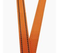 IKFGTJRE Webbing 50 Meters 15mm 5/8" Polyester Webbing Ribbon With Reflective Strip Backpack Strap DIY Craft Pet Collar Leash Accessories(Orange 15mm)
