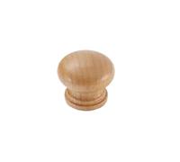 IKFGTJRE Wooden Handles 2pcs Beech Wooden Cabinet Handles Walnut Solid Wood Furniture Kitchen Door Handle Wardrobe Cupboard Drawer Knobs Hardware Pull(L25xW25xH22mm)