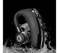 IKHPHE Bluetooth Headsets with Dual Mic Hands-Free V5.3 Bluetooth Earpiece Single Wireless Ear Hook Earphone Noise Cancelling Bluetooth Headset for Sports Driving Business with Android iOS Laptop