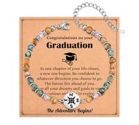 IKIATY Graduation Gifts for Her, Class of 2026 College High School Masters Degree 5th 6th 8th Grade Middle School Graduation Gifts Compass Bracelet for Women Girls Friends Daughter Granddaughter