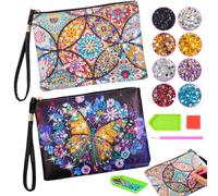 iKidiki Easter Craft Kits for Kids, Diamond Art Bags 6 7 8 9 10 Year Old Girl Gifts Toys for 6-15 Year Old Girls Sequin Art and Crafts for Girls Ages 7-15 Easter Gifts for Kids 3D Diamond Painting Kit