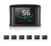 iKiKin Automatic Head Up Display OBD2 HUD with 2.2 inch TFT LCD Display, Speed, Voltage, Error Code Detection, Multi-Functional Automatic HUD