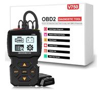 iKiKin Car OBD2 Diagnostic Device Auto OBD2 Scanner,OBD2 EOBD Motor Error Code Reader Scanner with DTC Definition Voltage Detection and Monitoring in Car OBDII Protocol in Car Scanner(Black)