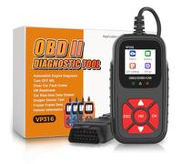 iKiKin OBD2 Diagnostic Tool for All Vehicles from 1996 Onwards, Read & Solve Error Codes + Live Data Directly on the Display, Compatible with BMW, VW, Audi, Mercedes, CE Certified & Plug & Play