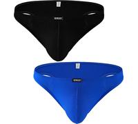 iKingsky Men's Cheeky Briefs Underwear Sexy Mid Coverage Back Bikini Low Rise Tanga Under Panties for Men