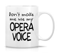IKJHG Funny Opera Singer Mug - 11 Oz Ceramic Coffee Or Tea Cup - Humorous Gift for Opera Singer, Choir Singer and Opera Enthusiast - Birthday, for Men and Women with A Passion for Opera