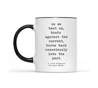 IKJHG The Great Gatsby - So we Beat on, Boats Against The Current Mug 11oz