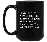 IKJHG West Wing Characters Inspired Mug Lead Like Jed 11oz