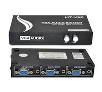 iKKEGOL 2 Port VGA Video Switch 2x1 SVGA Switcher Box 2 in 1 Out PC Monitor LCD TFT Sharing