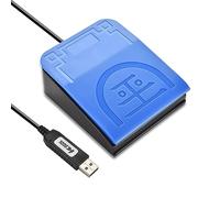iKKEGOL 2023 Upgraded USB Foot Pedal Switch - Hands-Free Control PC Footswitch Customized Programmable Keyboard Mouse Hotkey for Gaming Transcription HID