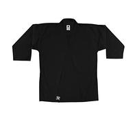 IKKEN Tora 10oz Black Hybrid Karate Gi Suit | Premium Cotton | Japanese Cut (190cm)