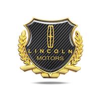 ikleu Car emblem logo badge, For Lincoln Continental Stylish Side Sticker Emblems Replaceable exterior decoration accessories