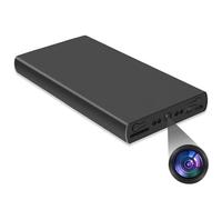 IKLOOCQ Mini Spy Camera Hidden Camera, 10000mAh Power Bank Spy Camera Long Battery Life for Home, HD 1080P Mini Spy Nanny Cam with Motion Detection, Loop Record